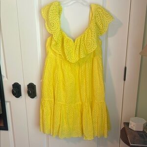 Lilly Pulitzer Yellow Eyelet Dress